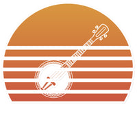 Sunset Banjo Sticker