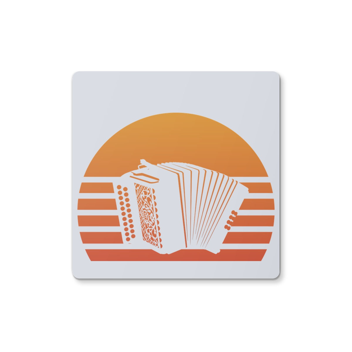 Sunset Melodeon Coaster