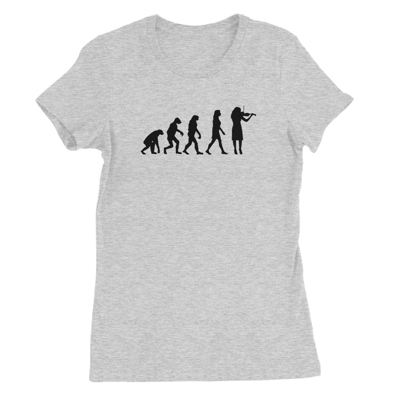 Evolution of Female Fiddle Players Women's Favourite T-Shirt