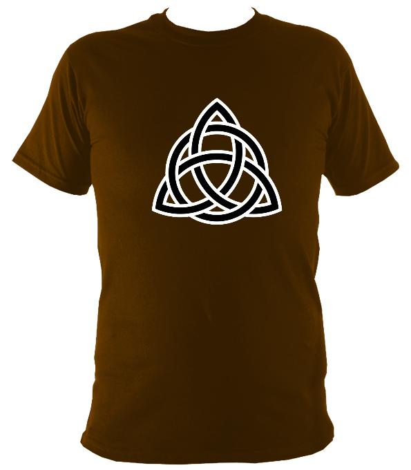 Celtic Triangular Knot T-shirt - T-shirt - Dark Chocolate - Mudchutney