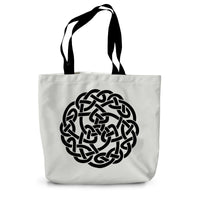 Celtic Woven Design Canvas Tote Bag