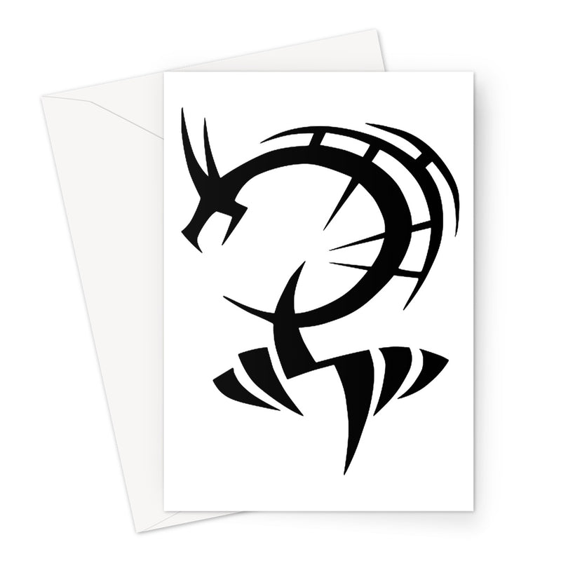 Dragon Tattoo Greeting Card