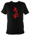 Tribal Flame T-shirt - T-shirt - Black - Mudchutney