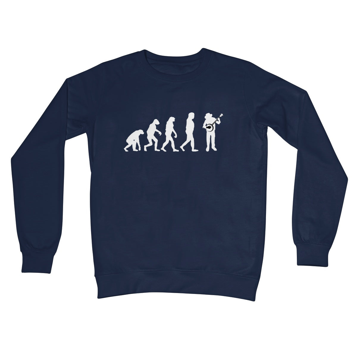 Evolution of Banjo Players Sweatshirt