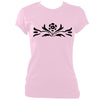 update alt-text with template Flower Ladies Fitted T-shirt - T-shirt - Light Pink - Mudchutney