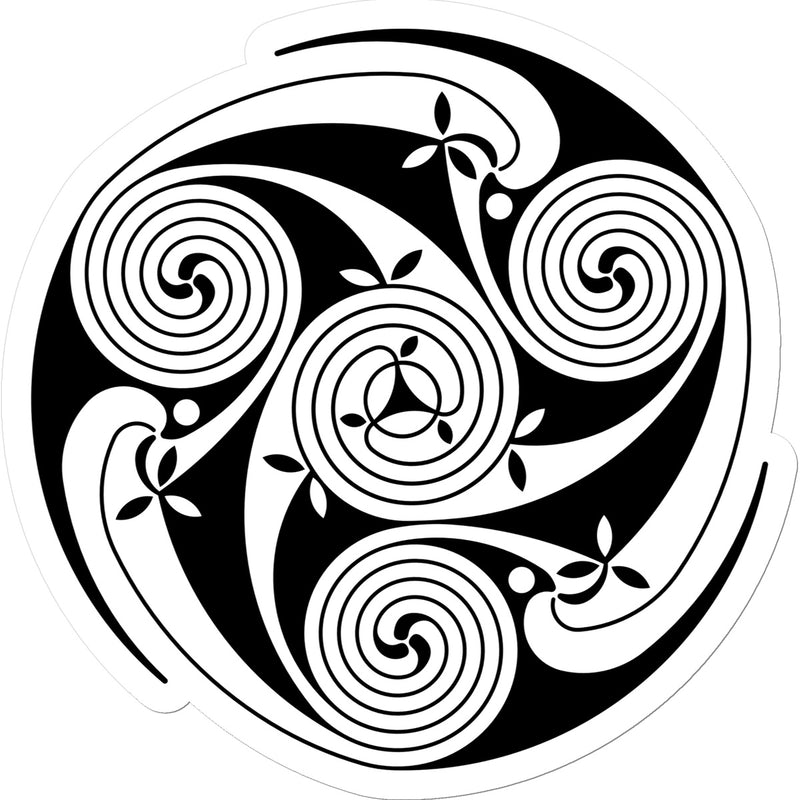 Celtic Swirls Sticker