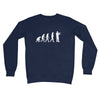 Evolution of Flute Players Crew Neck Sweatshirt