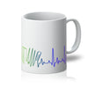 Rainbow Heartbeat Melodeon Mug