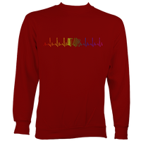 Heartbeat Rainbow Accordion Sweatshirt