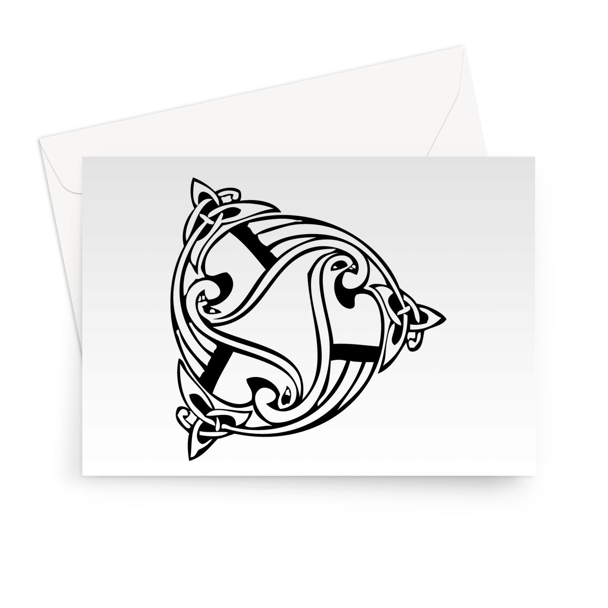 Victorian Celtic Knot Greeting Card
