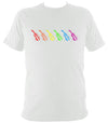 Rainbow Fiddles T-shirt - T-shirt - White - Mudchutney