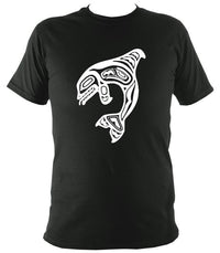 Tribal Style Shark T-shirt - T-shirt - Forest - Mudchutney