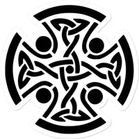 Celtic Woven Cross Sticker