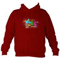 Music Graffiti Hoodie-Hoodie-Red hot chilli-Mudchutney