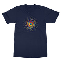 Colourful Wavy Sun T-Shirt