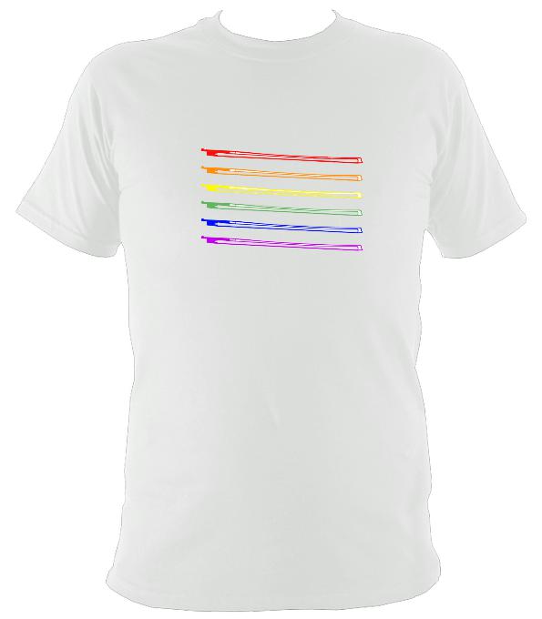 Rainbow bows T-shirt - T-shirt - White - Mudchutney