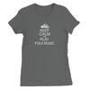 Keep Calm & Play Folk Music Women's T-Shirt