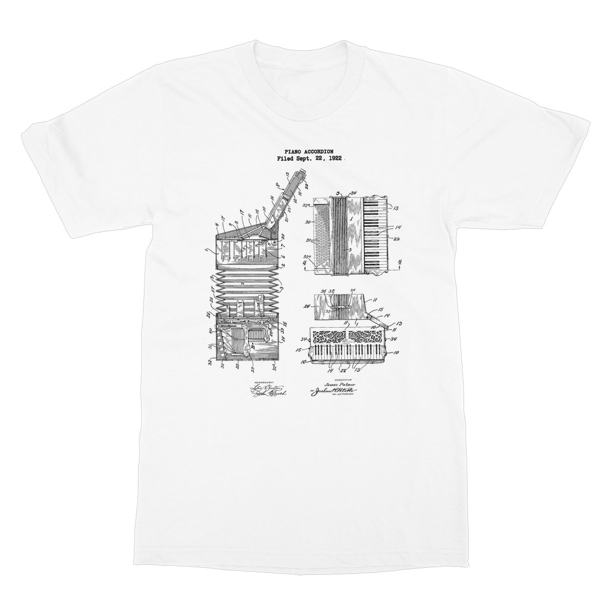 Accordion Patent T-Shirt