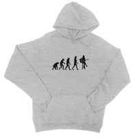 Evolution of Female Guitar Players College Hoodie