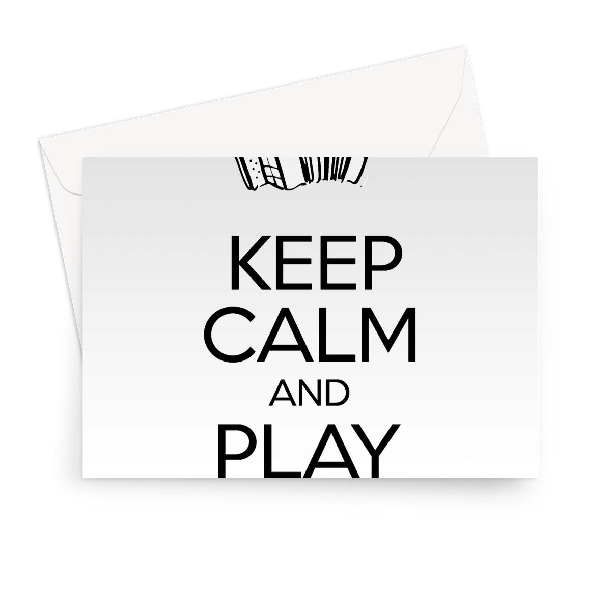 Keep Calm & Play Melodeon Greeting Card
