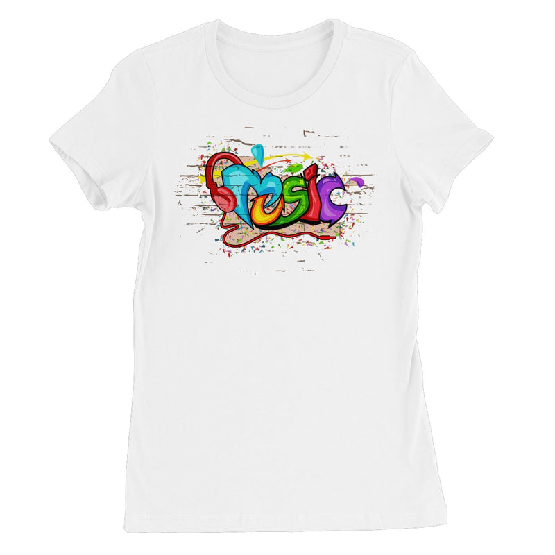 Music Graffiti Art Women's T-Shirt