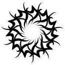 Tribal Celtic Star Sticker