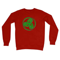 Tribal Celtic Design Crew Neck Sweatshirt