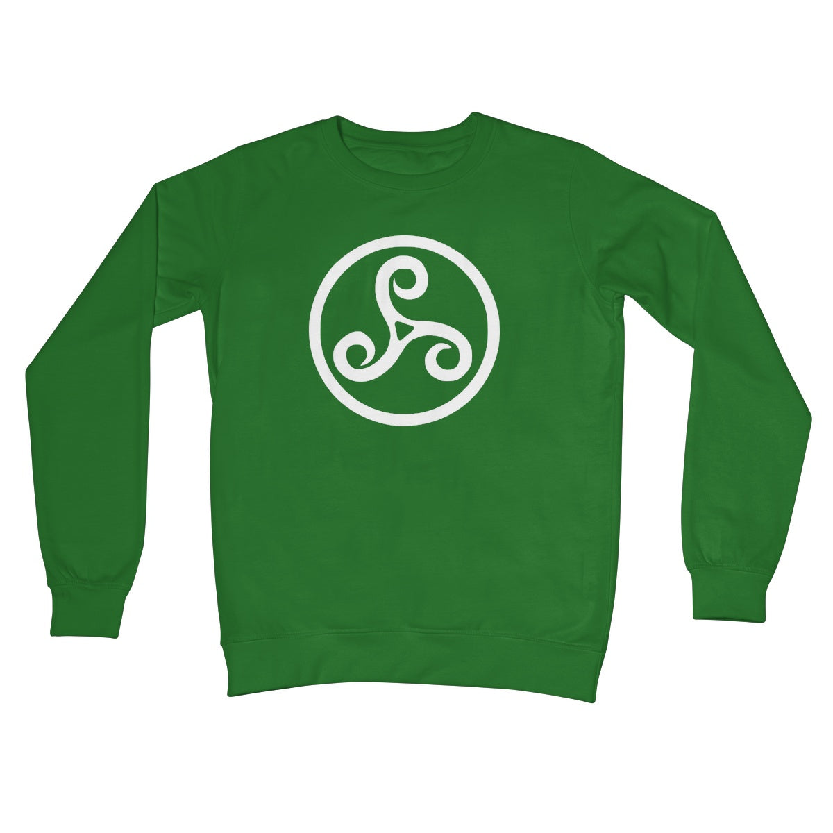 Celtic Triskelion Circle Crew Neck Sweatshirt