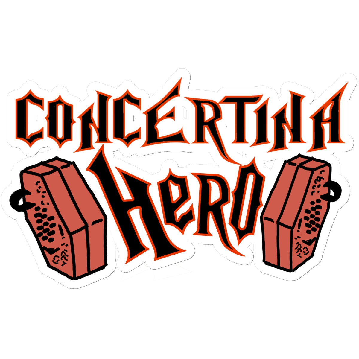 Concertina Hero Sticker