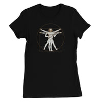 Da Vinci Vitruvian Man Banjo Women's T-Shirt