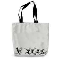 Monkey Band Canvas Tote Bag