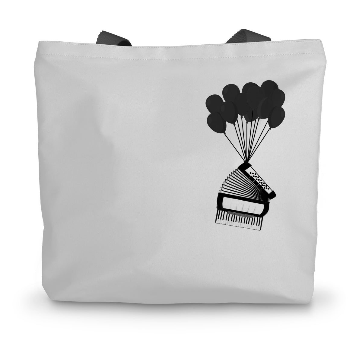 Banksy Style Accordion Canvas Tote Bag