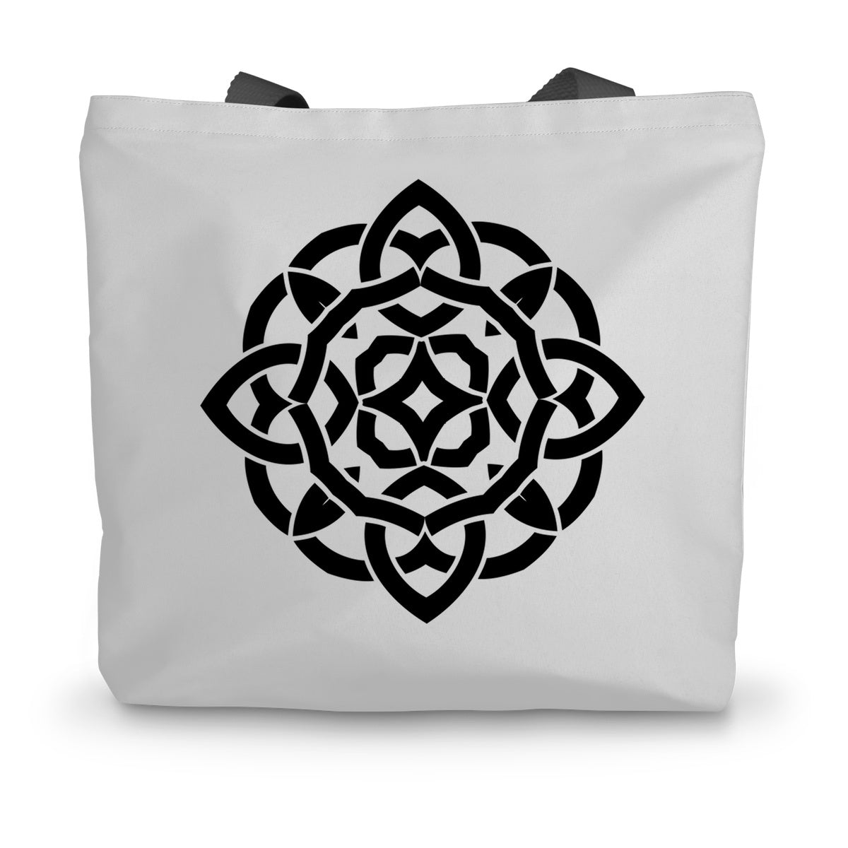 Celtic Flower Canvas Tote Bag