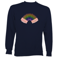 Rainbow Accordion Sweatshirt