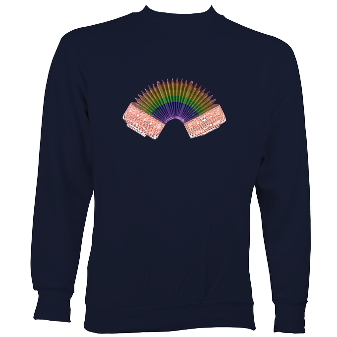 Rainbow Accordion Sweatshirt