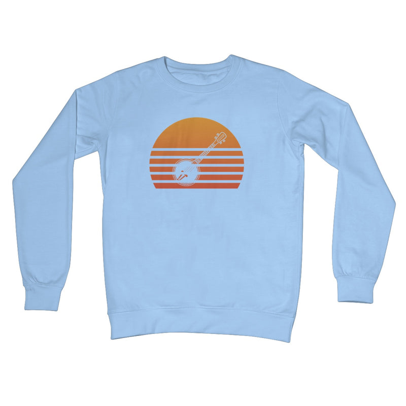 Sunset Banjo Crew Neck Sweatshirt