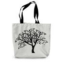 Ornamental Tree Canvas Tote Bag