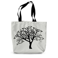 Ornamental Tree Canvas Tote Bag