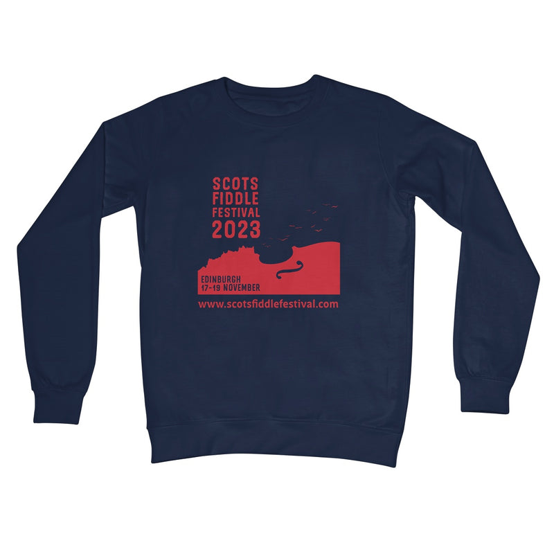 Scots Fiddle Festival 2023 (large logo) Crew Neck Sweatshirt