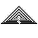 update alt-text with template Labrynth Fitted T-Shirt - T-shirt - Light Pink - Mudchutney