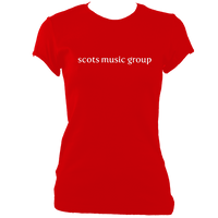Scots Music Group "Long Logo" Womens Fitted T-shirt