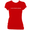 Scots Music Group "Long Logo" Womens Fitted T-shirt