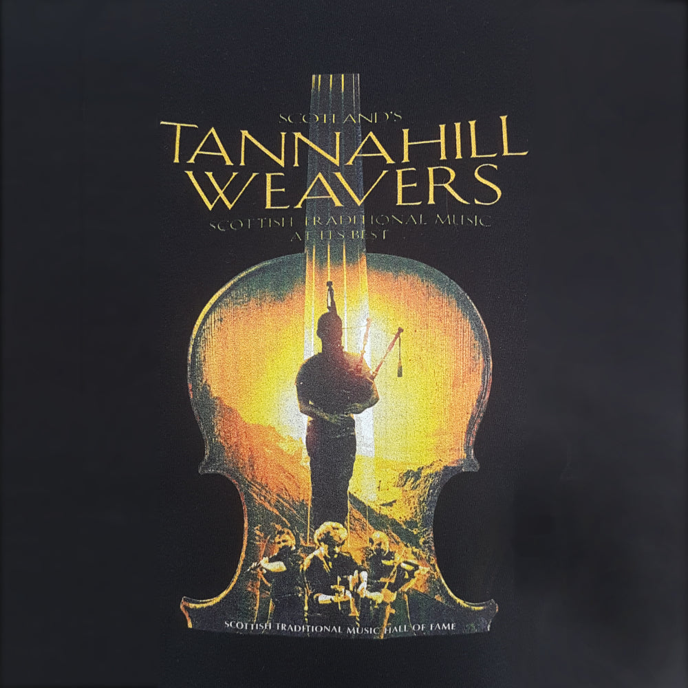 update alt-text with template Tannahill Weavers Ladies Fitted T-Shirt - T-shirt - Black - Mudchutney