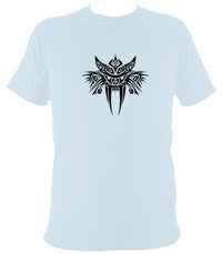 Tribal Sabre Tooth T-Shirt - T-shirt - Light Blue - Mudchutney