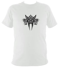 Tribal Sabre Tooth T-Shirt - T-shirt - White - Mudchutney