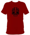Tribal Skull T-shirt - T-shirt - Cardinal Red - Mudchutney