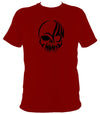 Tribal Simple Skull T-shirt - T-shirt - Cardinal Red - Mudchutney