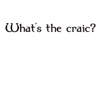 Irish "What's the Craic?" T-shirt - T-shirt - - Mudchutney